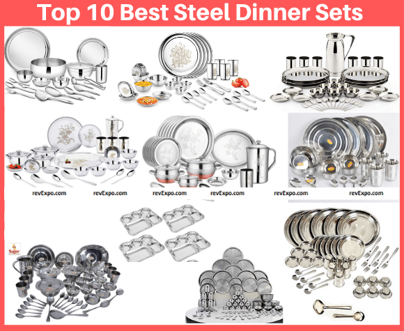 Top 10 Best Steel Dinner Set in India