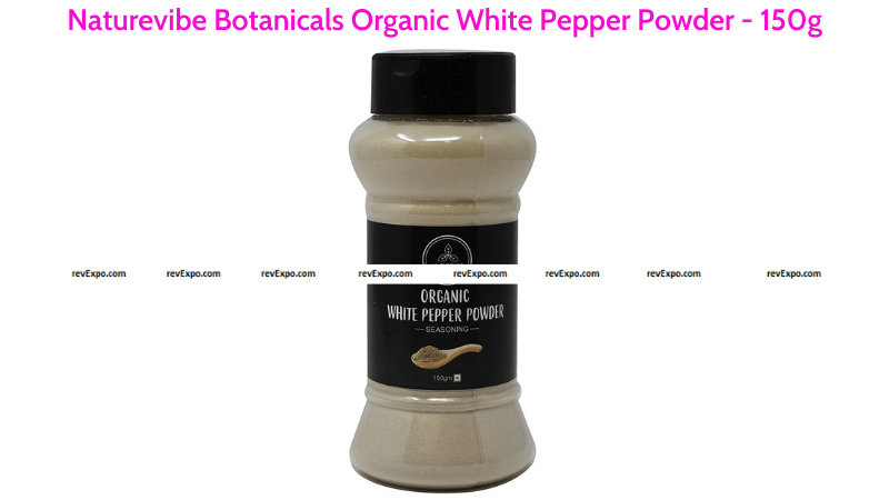 Naturevibe Botanicals Organic White Pepper Powder