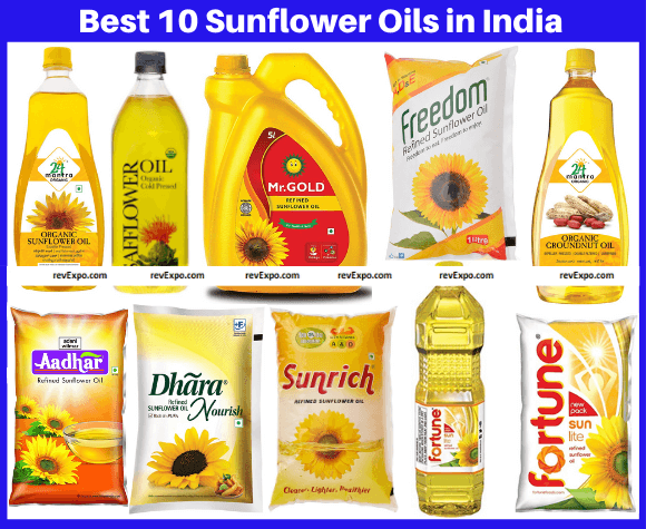 Best 10 Sunflower Oils in India