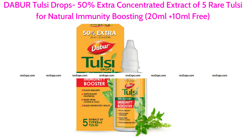 DABUR Tulsi Drops Extract of 5 Rare Tulsi