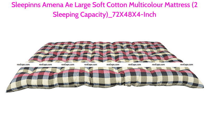 Sleepinns Amena Soft Cotton Mattress 72X48X4-Inch