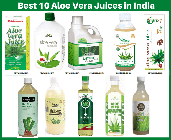 Best 10 Aloe Vera Juice brands in India