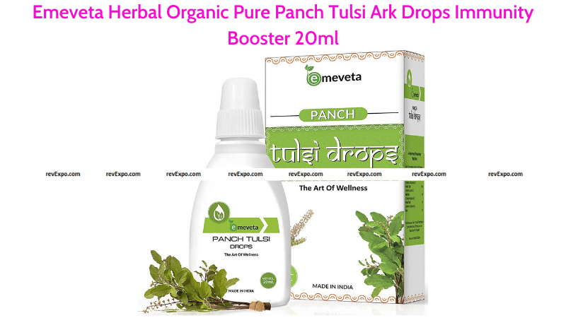 Emeveta Herbal Organic Pure Panch Tulsi Ark Drops