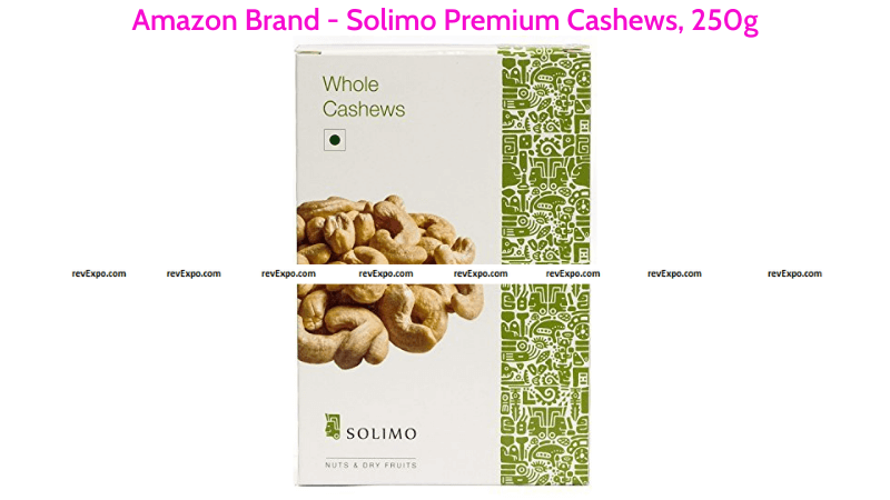 Amazon Solimo Premium Cashews