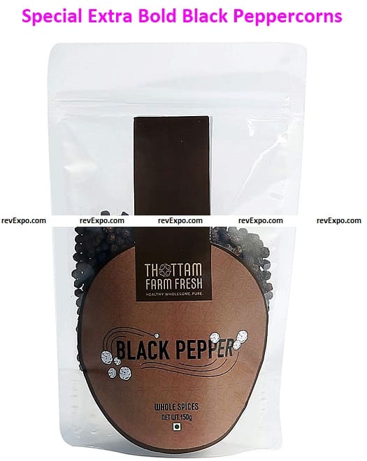 Special Extra Bold Black Peppercorns/Kali Mirch