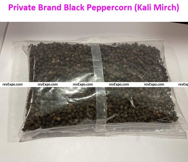 Private Brand Black Peppercorn (Kali Mirch), 200g