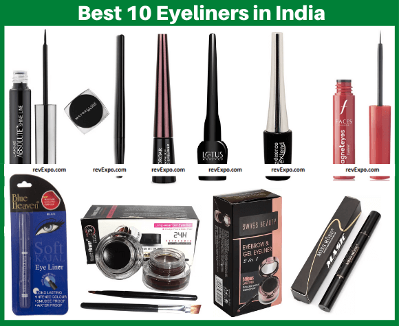 Best 10 Eyeliner brands in India