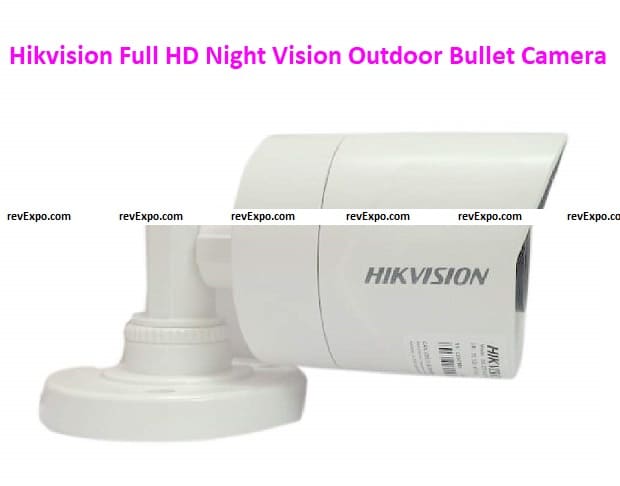 Hikvision DS-2CE1AD0T-IRP 2MP 1080P Full HD Night Vision Outdoor Bullet Camera (White)
