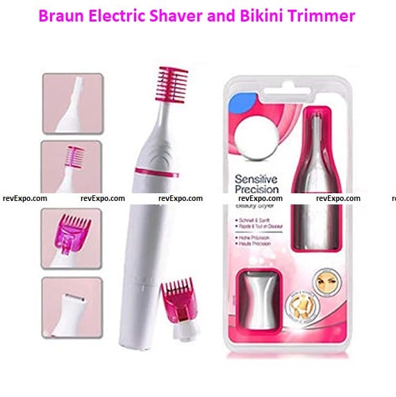 Braun Women's Cordless Electric Shaver and Bikini Trimmer Hair Removal