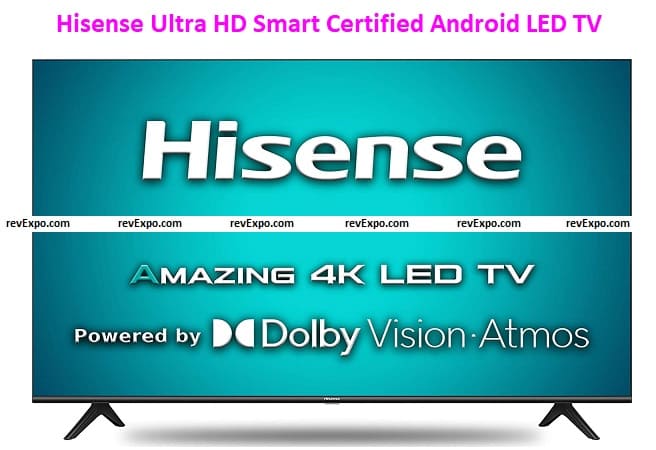 Hisense 108cm (43 inches) Ultra HD Smart Certified Android LED TV