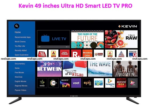 Kevin 124cm (49 inches) Ultra HD Smart LED TV PRO