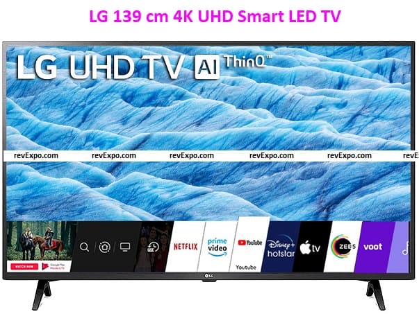 LG 139 cm (55 inches) 4K UHD Smart LED TV 55UM7290PTD (Ceramic BK + Dark Steel Silver) (2019 Model)