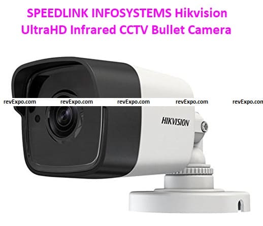 SPEEDLINK INFOSYSTEMS Hikvision DS-2CE1AH0T-ITPF 5MP UltraHD Infrared CCTV Bullet Camera