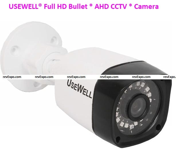 USEWELL® 2.0 MP 1080P Full HD Bullet * AHD CCTV * Camera 20 Meter Night Vision