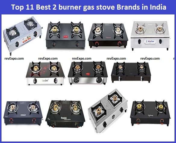Best 2 burner gas stove Brands in India