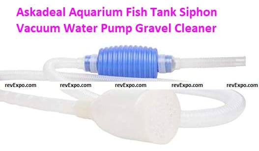 Askadeal Aquarium Fish Tank Siphon Vacuum Water Pump Gravel Cleaner