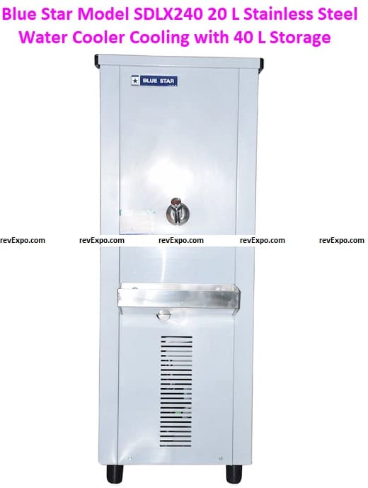 Blue Star Model SDLX240 20 L Stainless Steel Water Cooler