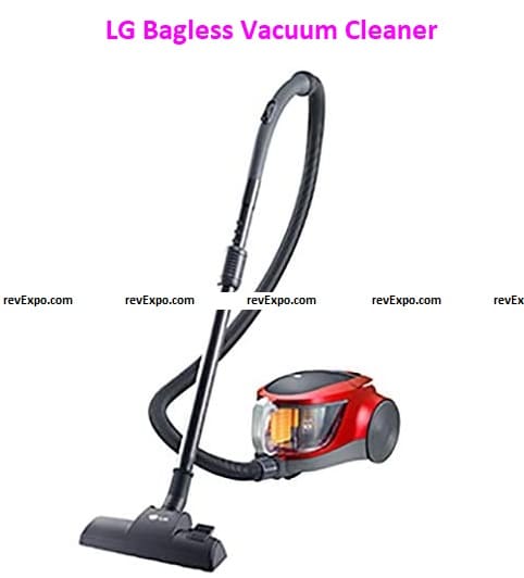 LG Bagless Vacuum Cleaner, VK5320NNT Red