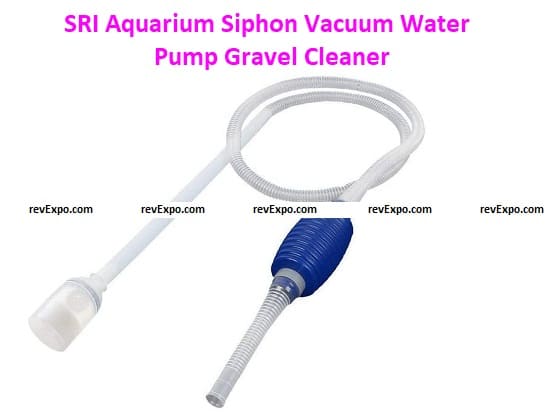 SRI Aquarium Siphon Vacuum Water Pump Gravel Cleaner