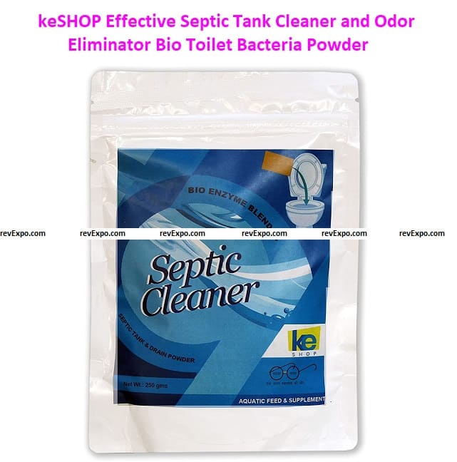 keSHOP Effective Septic Tank Cleaner and Odor Eliminator Bio Toilet Bacteria Powder