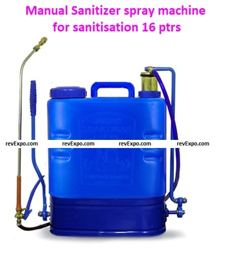 Manual Sanitizer spray machine for sanitization