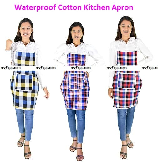 Waterproof Cotton Kitchen Apron
