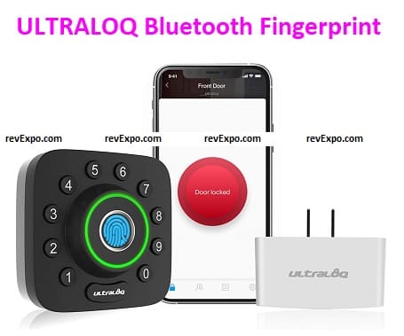 ULTRALOQ Bluetooth Fingerprint and Keypad Smart Door Lock