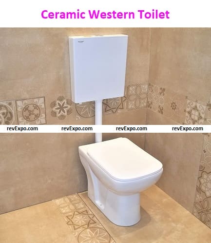 Ceramic Floor Mounted European Water Closet
