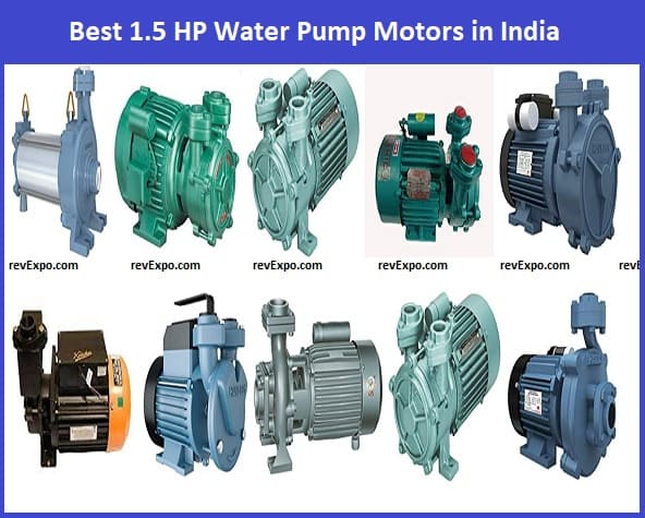 Best 1.5 HP Water Pump Motor in India