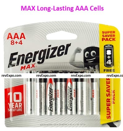 MAX Long-Lasting AAA Cells