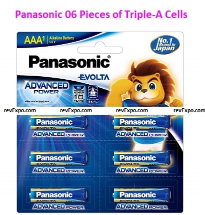 Panasonic 06 Pieces of Triple-A Cells
