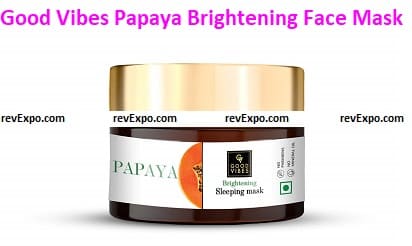 Good Vibes Papaya Brightening Sleeping Face Mask