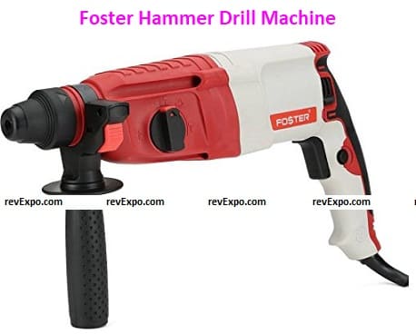 Foster FHD 2-26 DRE 26mm With 3 SDS Bits,2 Chisel,1 Depth Gauge Rotary Hammer Drill Machine