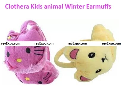 Clothera Kids animal Design Winter Warm Earmuffs