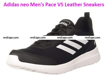 Adidas neo Men's Pace VS Leather Sneakers