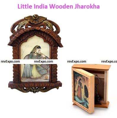Little India Wooden Jharokha Photo Frame