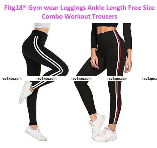 Fitg18® Gym wear Leggings Ankle Length Trousers