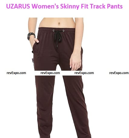 UZARUS Women's Skinny Fit Track Pants