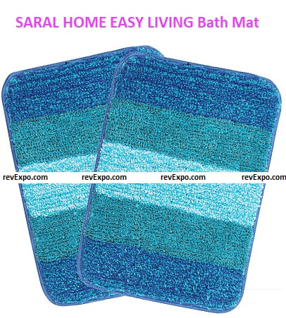 SARAL HOME EASY LIVING Striped Anti-Skid Door Mat