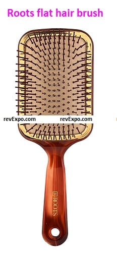 Roots flat hairbrush