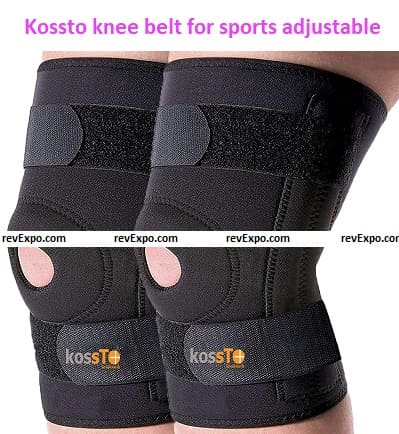 Kossto knee belt for sports adjustable