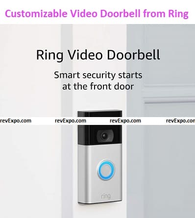 Customizable Video Doorbell from Ring