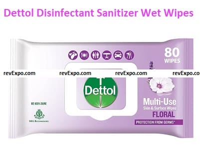 Dettol Disinfectant Sanitizer Wet Wipes