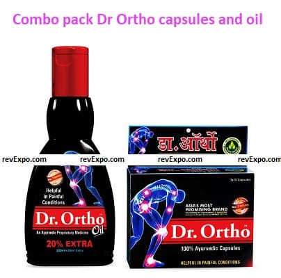 Combo pack Dr. Ortho capsules and oil