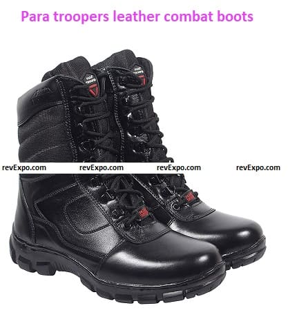 Para troopers leather combat boots