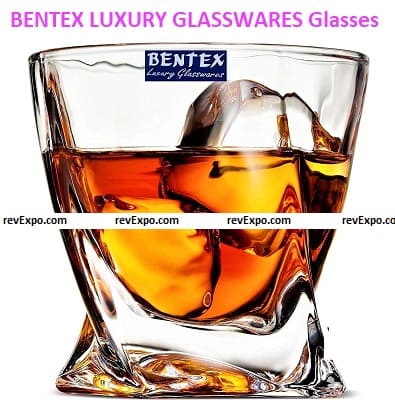 BENTEX LUXURY GLASSWARES Glass Whiskey Glasses