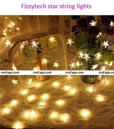 Fizzytech star string lights