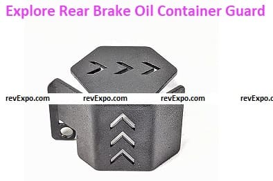 Explore Rear Brake Oil Container Guard for RE Himalayan