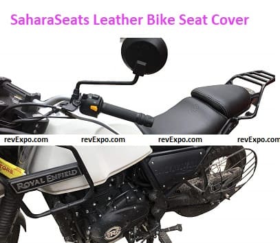 SaharaSeats Leather RE Himalayan Cushion Motor Bike Seat Cover