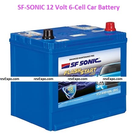 SF-SONIC 12 Volt 6-Cell Car Battery